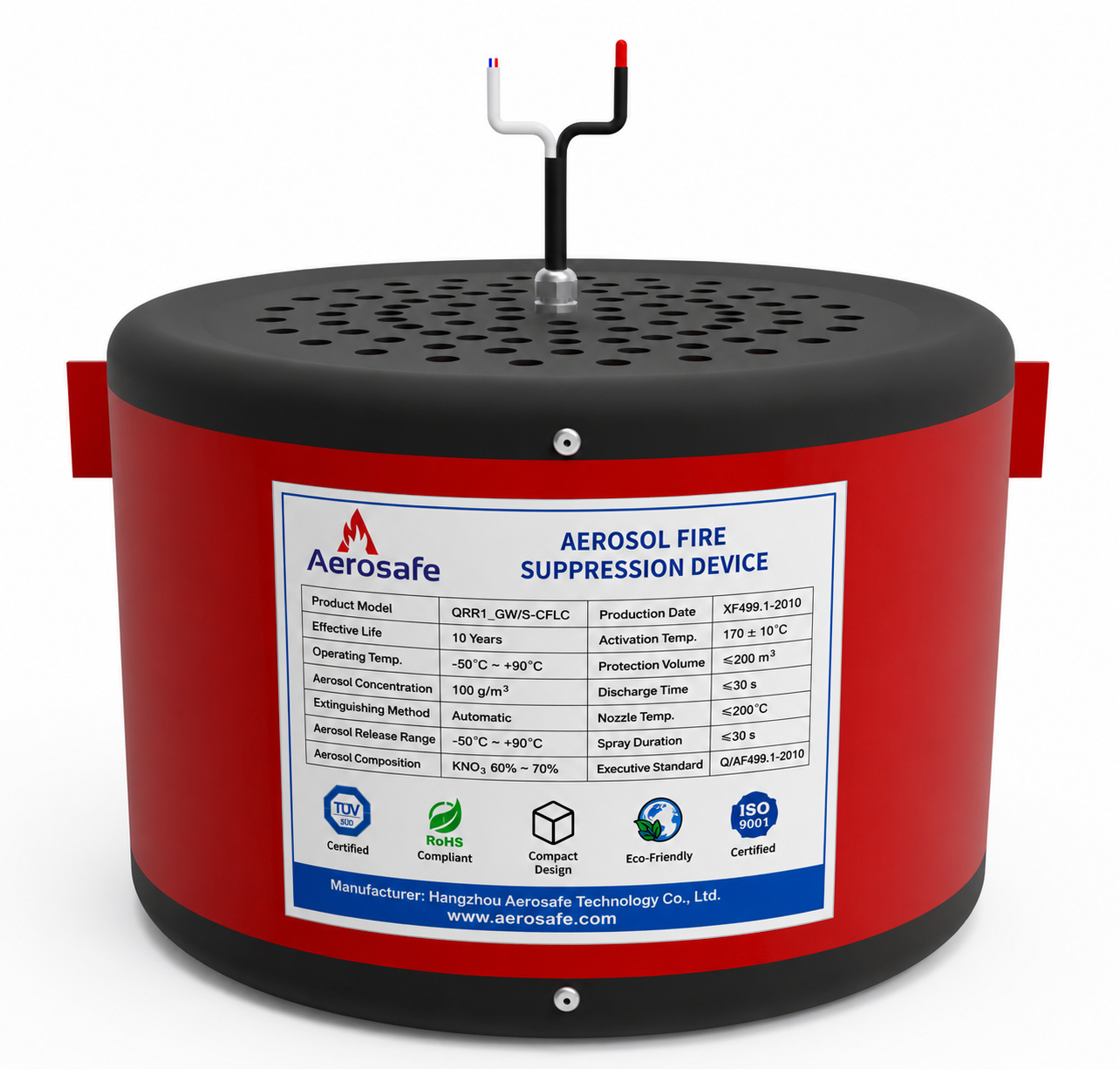CFLC Automatic Aerosol fire extinguishers for cable trench wind power